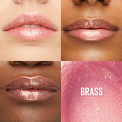 Maybelline Lifter Gloss Brass brillo hidratante para labios cómodos.