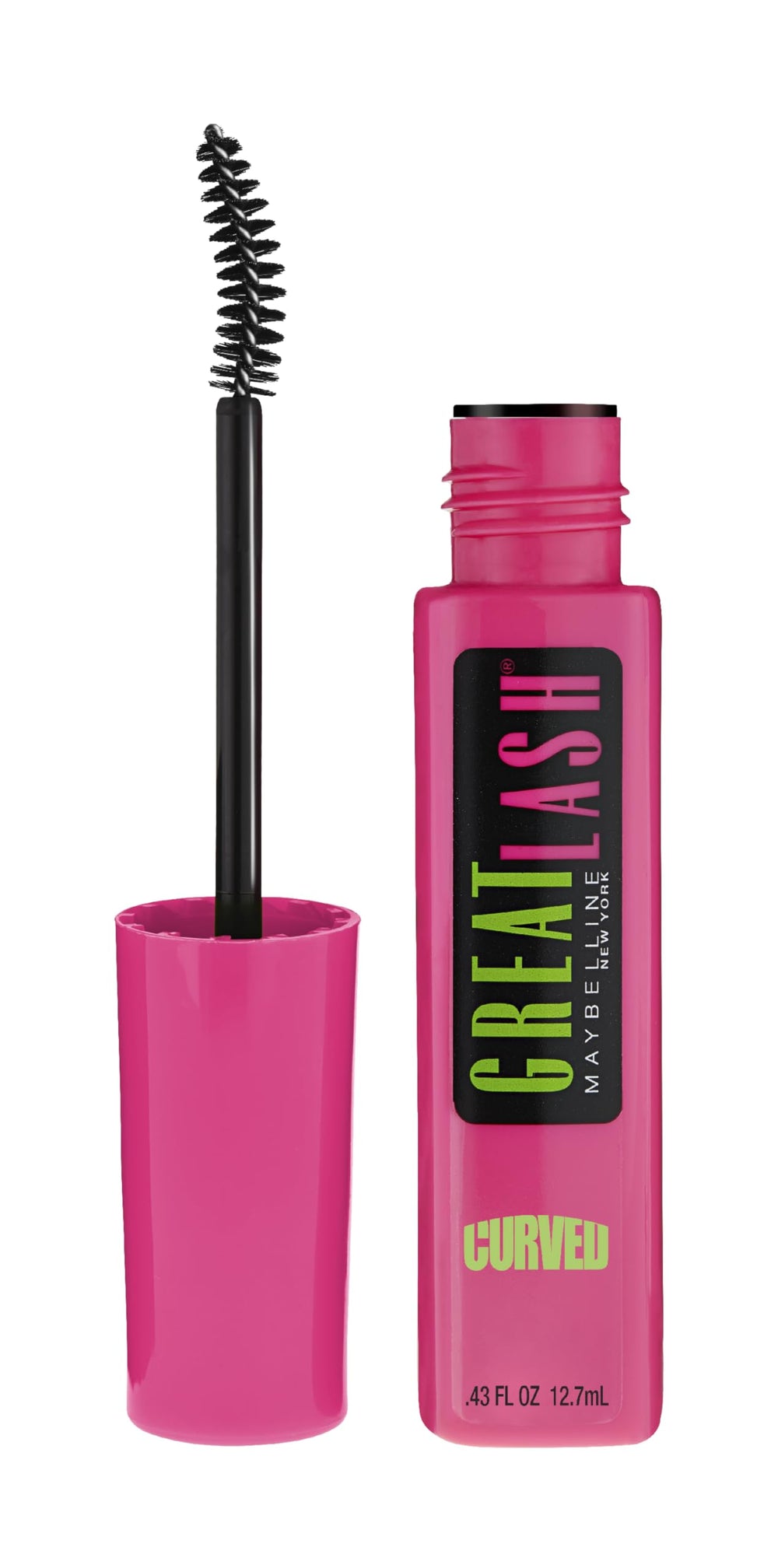 Maybelline Mascara Pestanas Curvas: realza volumen y rizo para un look definido.