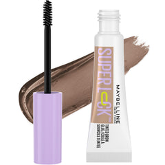 Maybelline Super Lock Brow Glue avec sa brosse pour un modelage précis