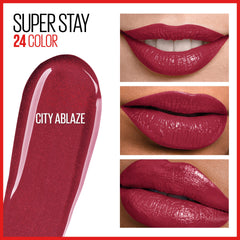 Maybelline Super Stay 24: color de alto pigmento para acabado intenso