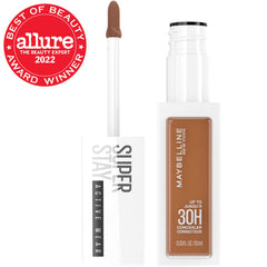 Maybelline Super Stay Corrector Líquido ofrece cobertura total para piel uniforme.
