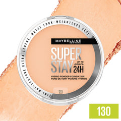 Maybelline Super Stay Hybrid Polvo, cobertura media a total para tono uniforme.