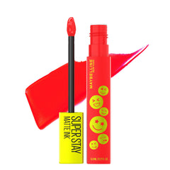 Maybelline Super Stay Matte Ink lip color bottle shows long-lasting pigment