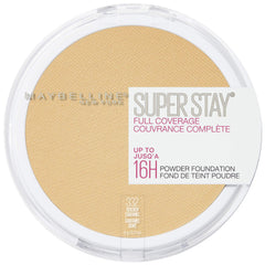 Maybelline Super Stay Polvo con Cobertura Total para un acabado duradero y natural.