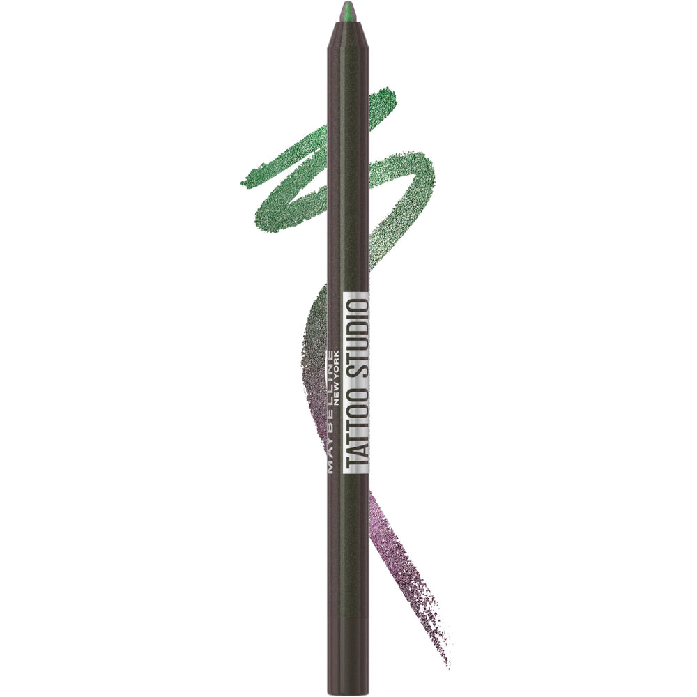MAYBELLINE Tattoo Studio delineador de ojos: punta afilable para trazos precisos y duraderos.