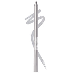 Maybelline TattooStudio delineador gel plateado brillante para una mirada impactante