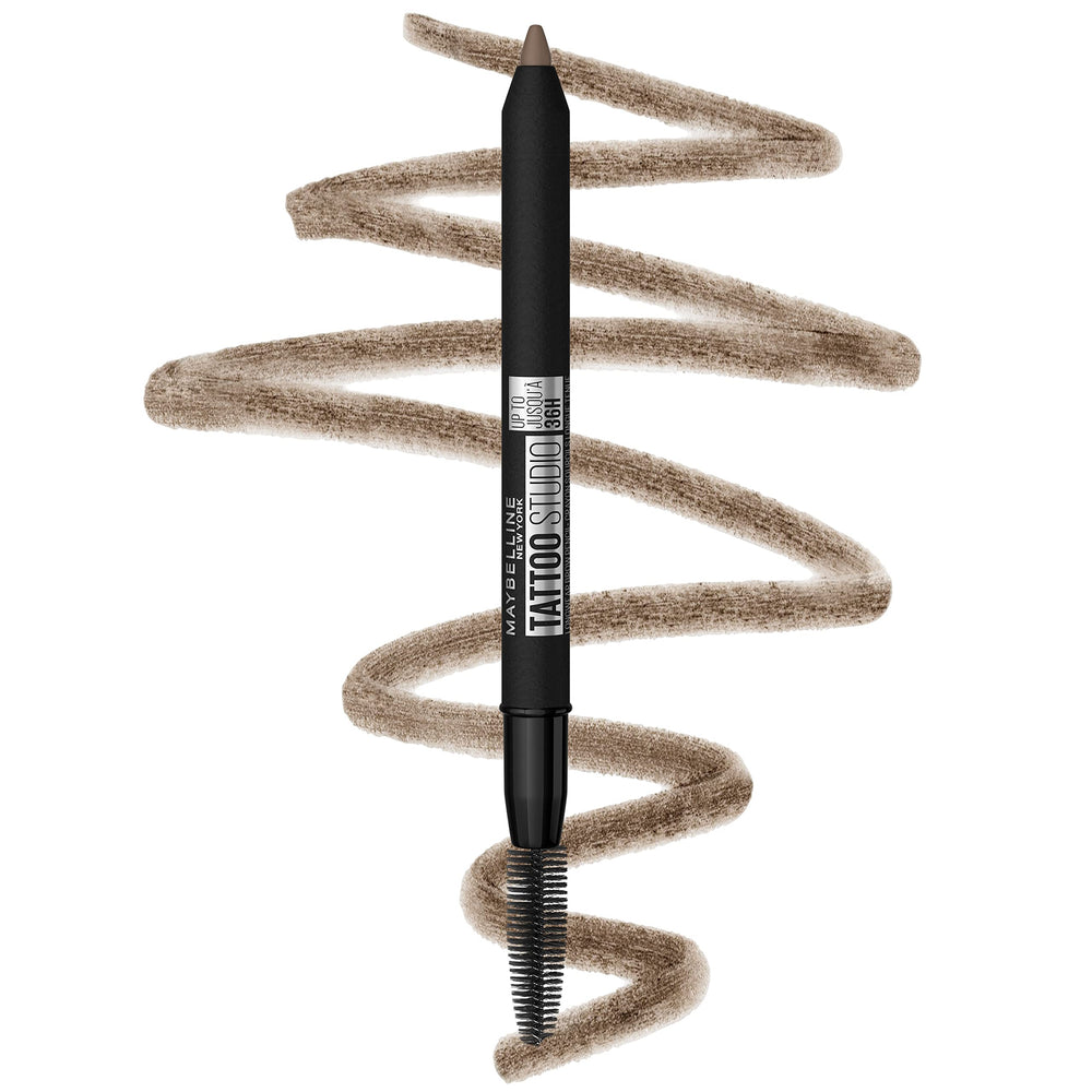 Maybelline TattooStudio: lápiz cejas waterproof para definición duradera.