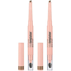 Lápiz definidor de cejas Maybelline Total Temptation en rubio para rellenar y definir.