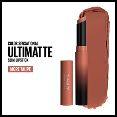Labial Maybelline Ultimatte color intenso para look audaz