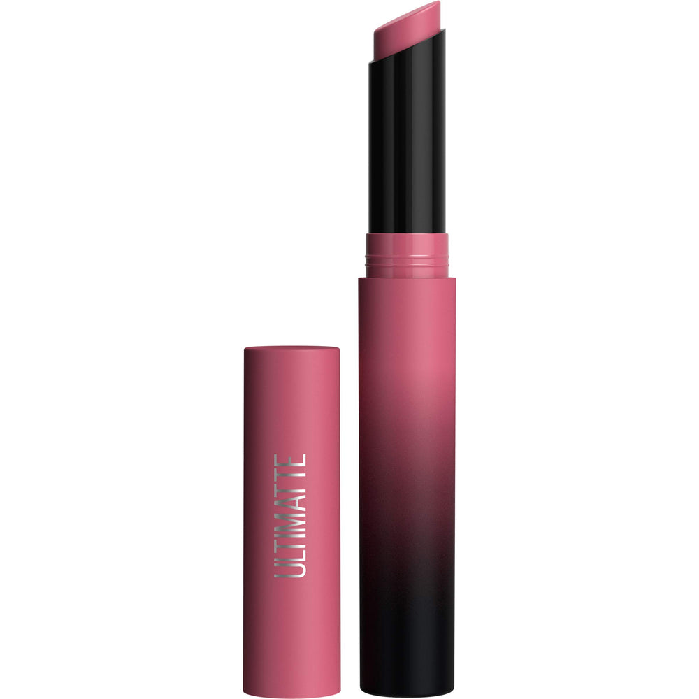 Maybelline Ultimatte barra labial, color intenso con acabado mate de larga duración.