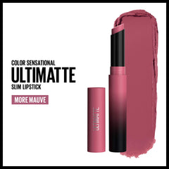 Maybelline Ultimatte tono mauve, pigmento impactante para un look suave.