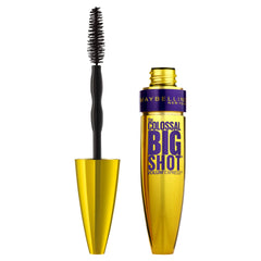 MAYBELLINE Volum' Express Colossal Big Shot, cobertura intensa sin grumos.