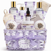 Coffret spa MAYICIVO lavande – ensemble détente à domicile.