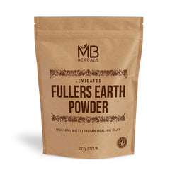 MB Herbals Polvo Tierra Fuller, textura suave para mascarillas faciales
