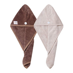 Toalla de secado M-bestl, doble paquete café, para un secado rápido.