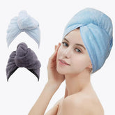 M-bestl toalla de secado para cabello con diseño de botón, secado rápido y suave.