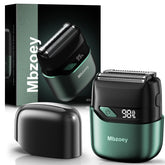 Mbzoey Afeitadora Emerald Verde con lámina de titanio para afeitado suave