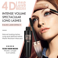 Mcukv 4D Silk Fiber Lash Mascara waterproof formula for all-day wear
