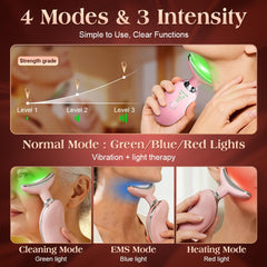 Mdewirt Modos EMS para estimulación suave de la piel.