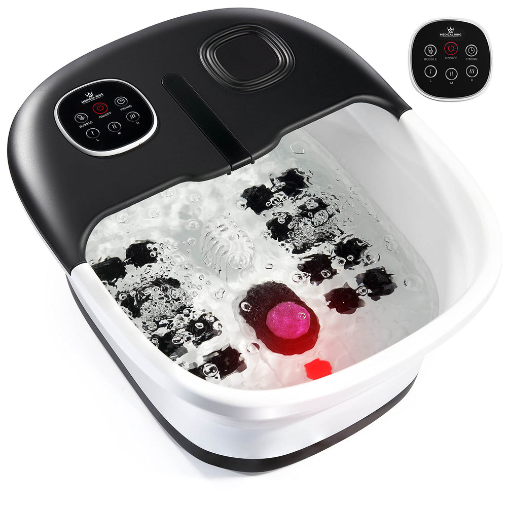 Medical King Foot Spa con calor ofrece relajación para pies cansados