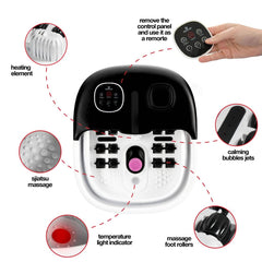 Medical King Foot Spa con vibración ofrece masaje profundo en pies