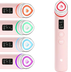 Medicube Age-R Booster Pro Rosa frente; diseño compacto para uso diario.