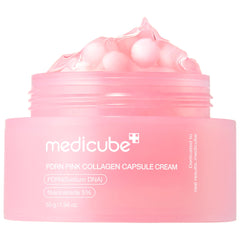 Medicube Capsule Cream PDRN Saumon — capsule rose pour hydrater durablement.