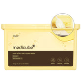 mascarilla medicube deep vita c, empaque elegante para hidratacion suave diaria