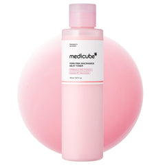 Medicube tonico lechoso rosado en botella para hidratación suave