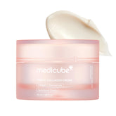 Medicube Triple Collagène crème hydratante, hydratation durable et douceur cutanée.