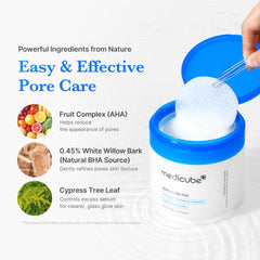 Medicube Zero Pore Pad 2.0, botella visible para rutina diaria.