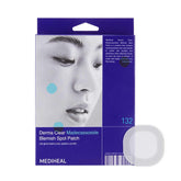 Parche Mediheal Derma Clear en caja exterior, protección para imperfecciones