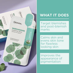 Hoja biodegradable Mediheal Madecassoside para una experiencia suave