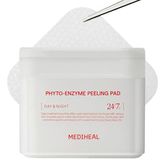 Mediheal Toner Pads Enzima Fito: exfoliación suave para renovar la piel.