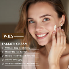 Textura cremosa de MediVuse sebo miel para piel suave y nutrida