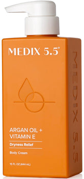 Medix 5.5 Argan Oil Cream en botella: hidratación suave para la piel