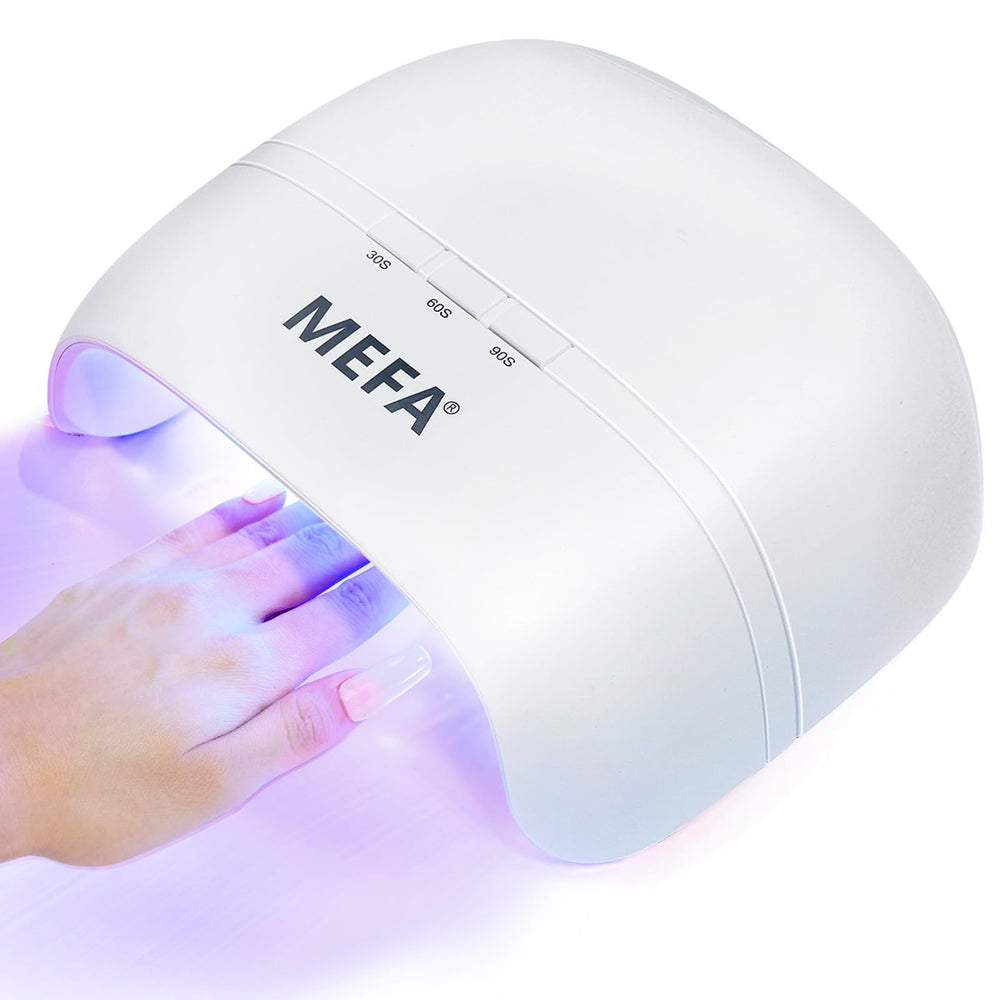MEFA lámpara UV 72W frontal para curado de uñas en casa