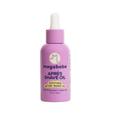 Megababe Après Shave Oil, botella de 2 oz, alivio suave tras afeitado.