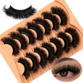 MEHALUSH Mink fluffy 20mm, ojo de gato para un look dramático y suave.