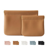 MEIBOOCH bolsa-maquillaje grande con dos bolsillos internos para organizar cosméticos.
