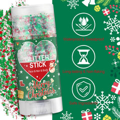 Meilury brillo gel navidad para rostro con brillo intenso y acabado suave.