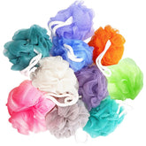 Meirrnyyu diez esponjas-ducha en colores para exfoliar suavemente durante la ducha.