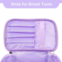 Meiyuuo bolso lavanda brillante, color vivo para estilo diario.