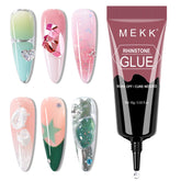 MEKK pegamento rinestones uñas: adhesión firme para cristales y adornos.