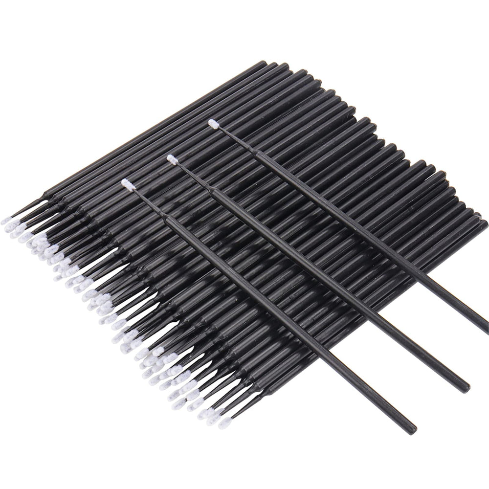 Mekupeu micro-aplicador negro de 1,5 mm para precisión en líquidos.