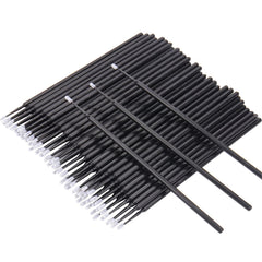 Mekupeu micro-aplicador negro de 1,5 mm para precisión en líquidos.
