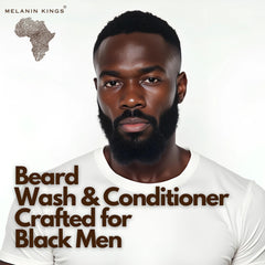 Melanin Kings acondicionador de barba: envase práctico para hidratación diaria