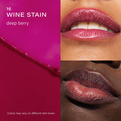 Textura sedosa del bálsamo labial para labios suaves