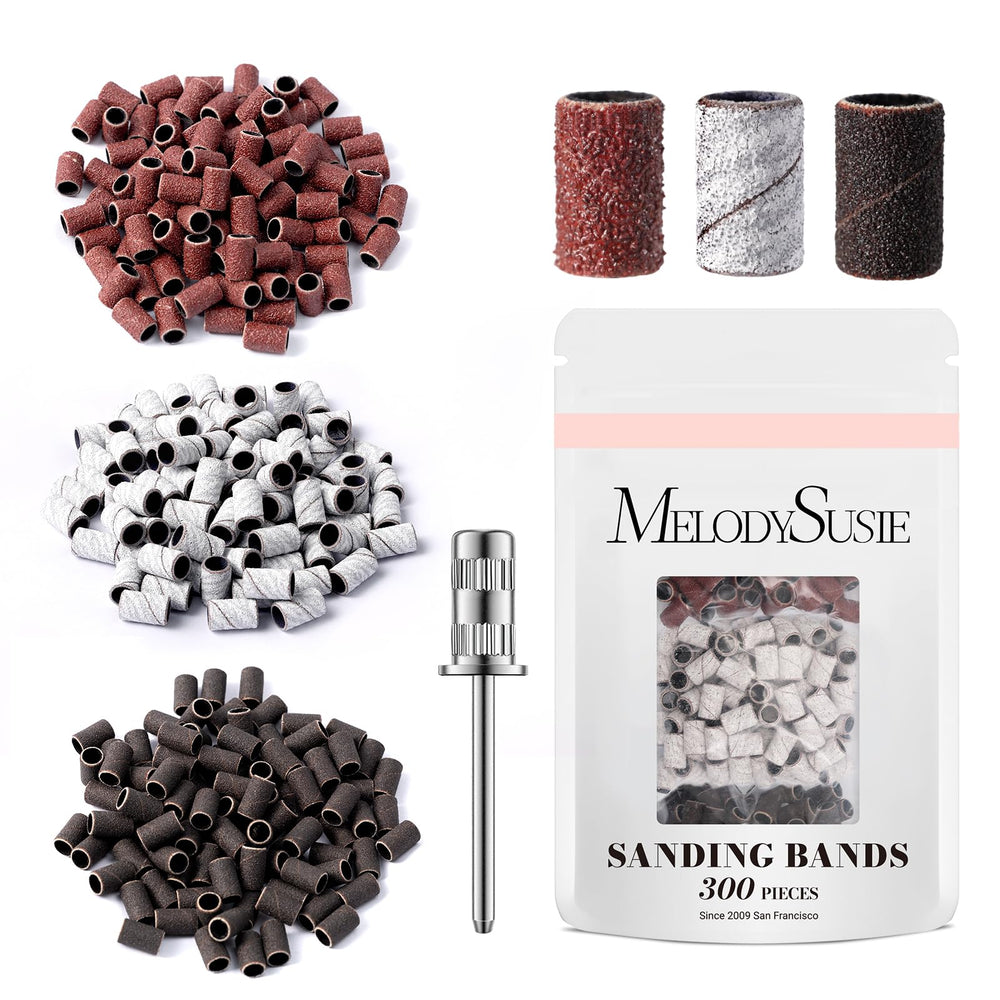 MelodySusie bandas de lijado 80 grano para retirar capas con control.