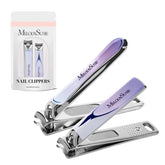 MelodySusie corta uñas 2 en 1 para manos y pies, afilado y preciso.